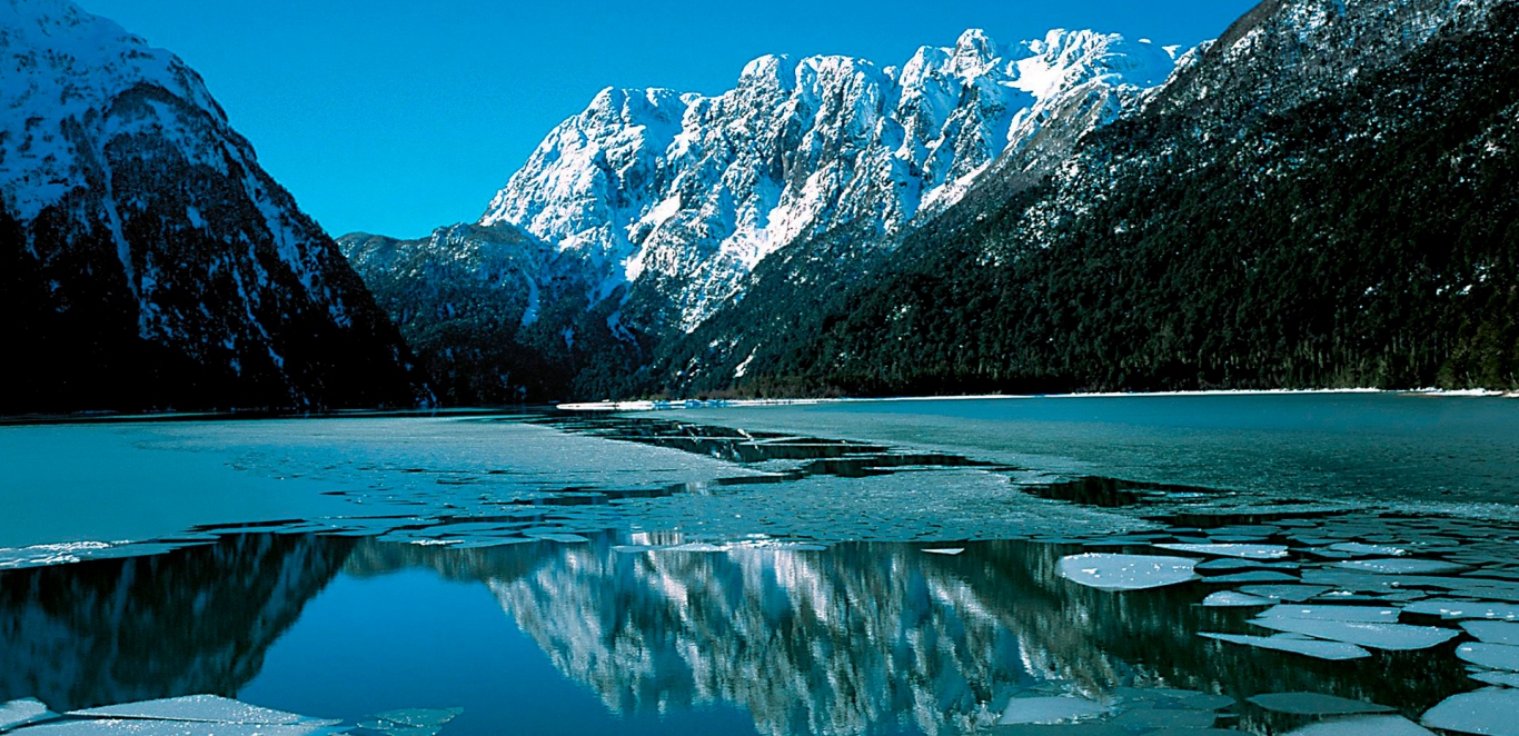 Lago frias invierno