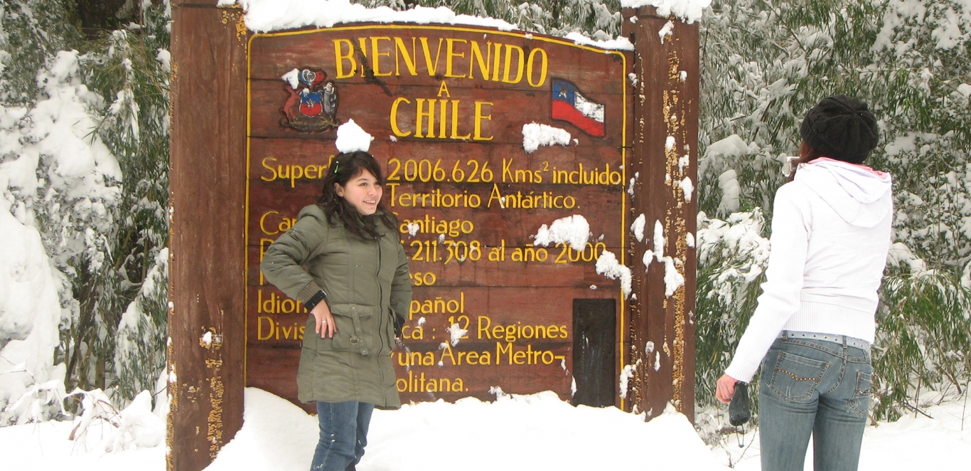 Cruce Andino frontera nieve
