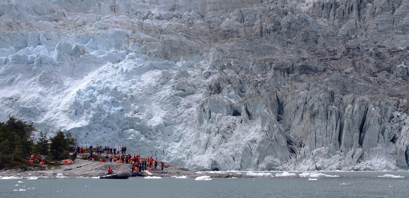 Glaciar Pia - Crucero - Patagonia Chile