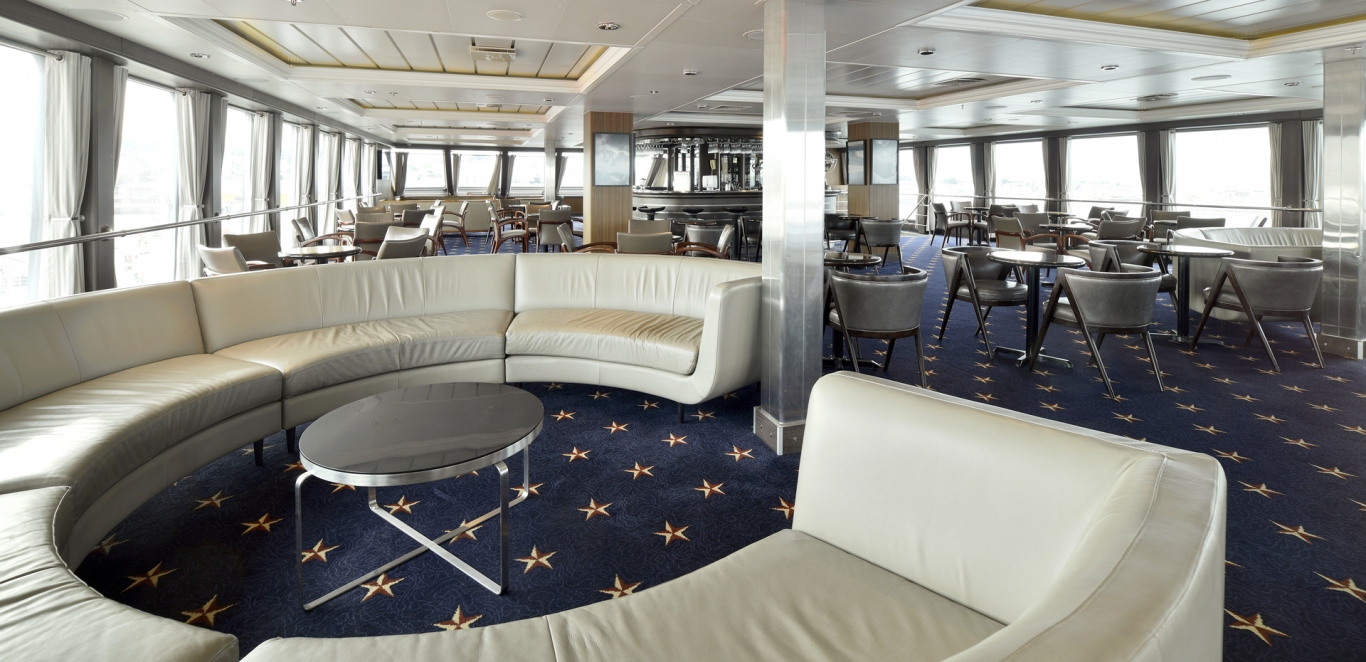 Salon Darwin - Australis Stella - Crucero - Patago