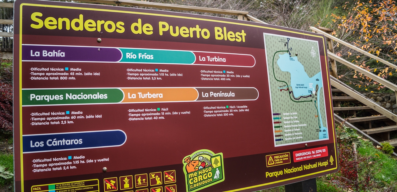 Senderos Puerto Blest - Cruce Andino