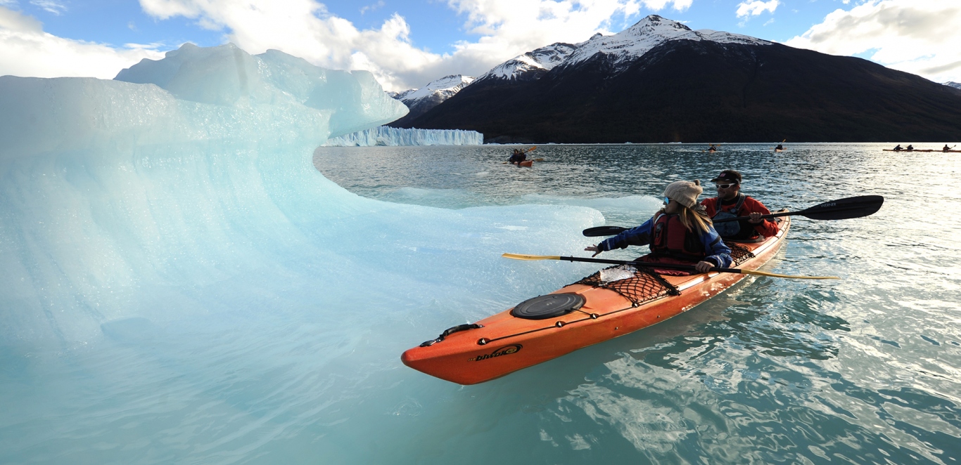 Kayak por el Glaciar Perito Moreno