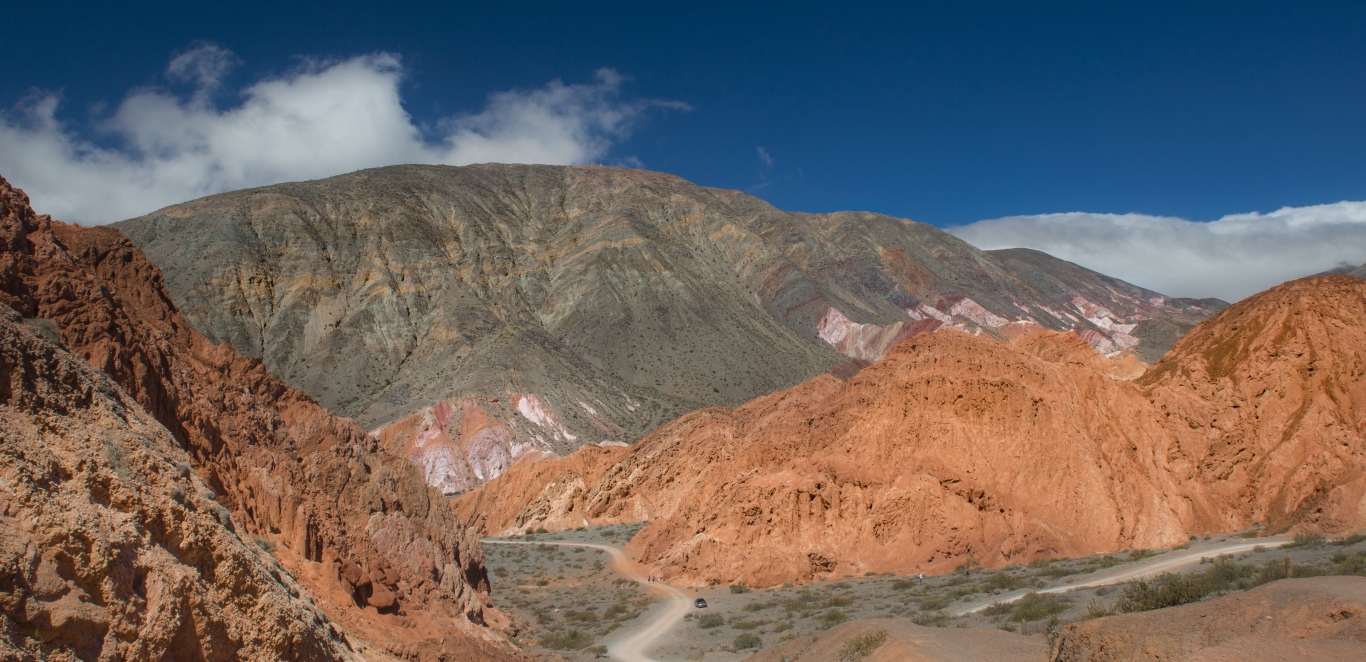 Paseo de los colorados en Purmamarca